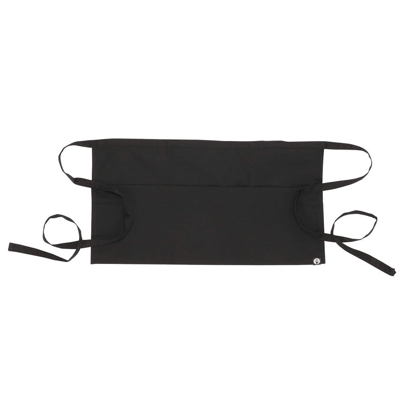 Chef Works Unisex Waitress Apron, Black, One Size - Image 3